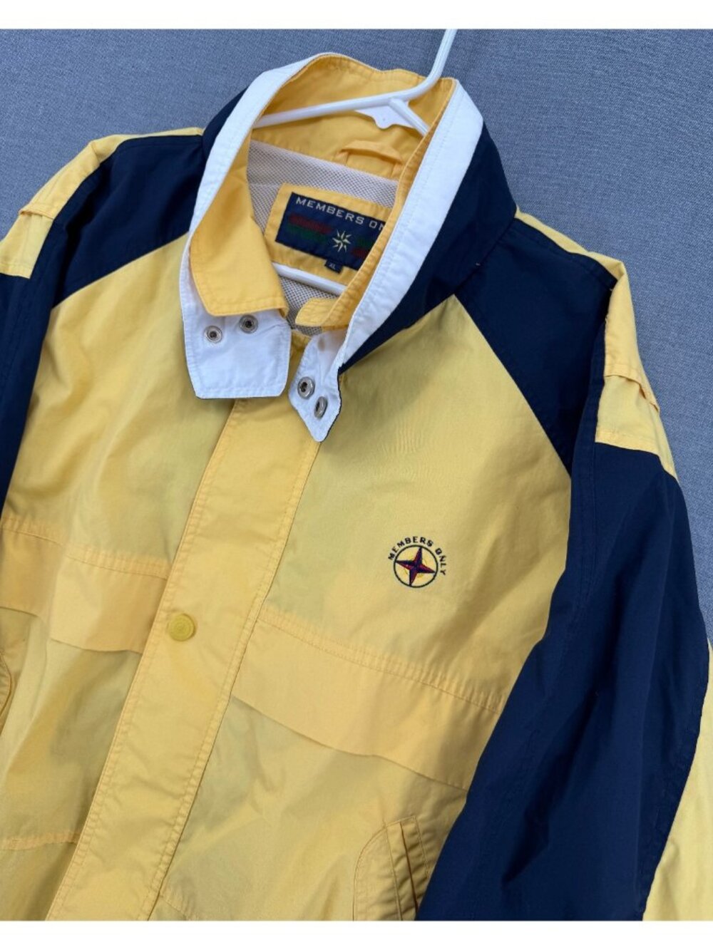 Vtg Members Only Mariner Yachting Windbreaker Mens XL Jacket Y2K Pockets